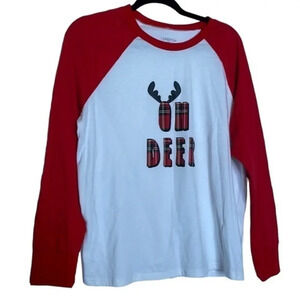 New Carisma "Oh Deer" Christmas Pajamas Size Large‎ (L)